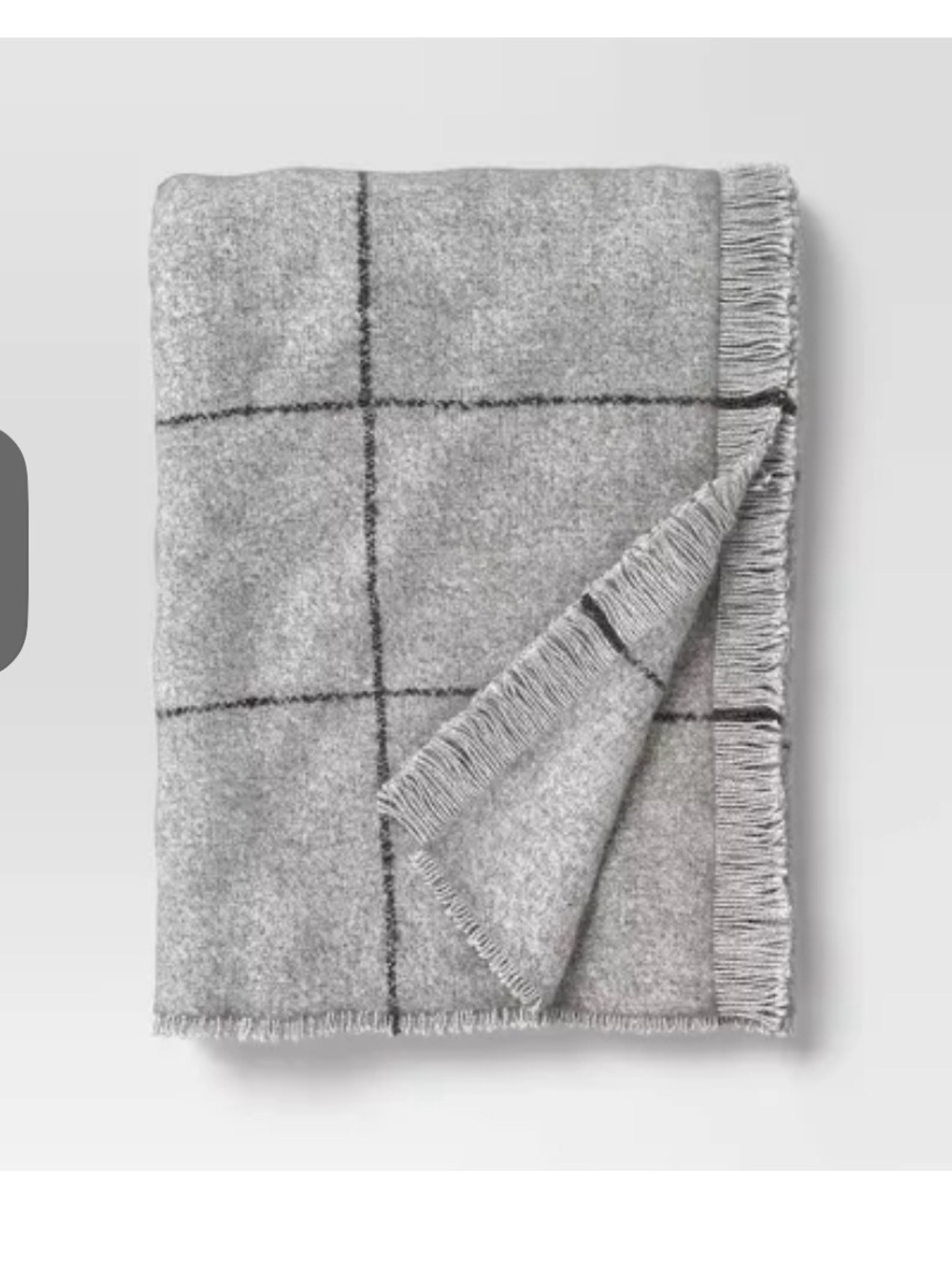 Better Homes And Gardens Light Gray Plush Throw Blanket
